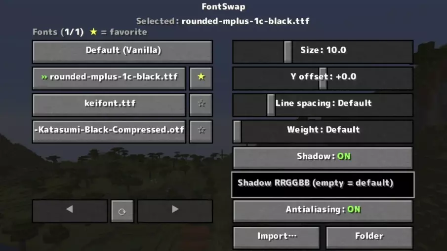 Mod FontSwap