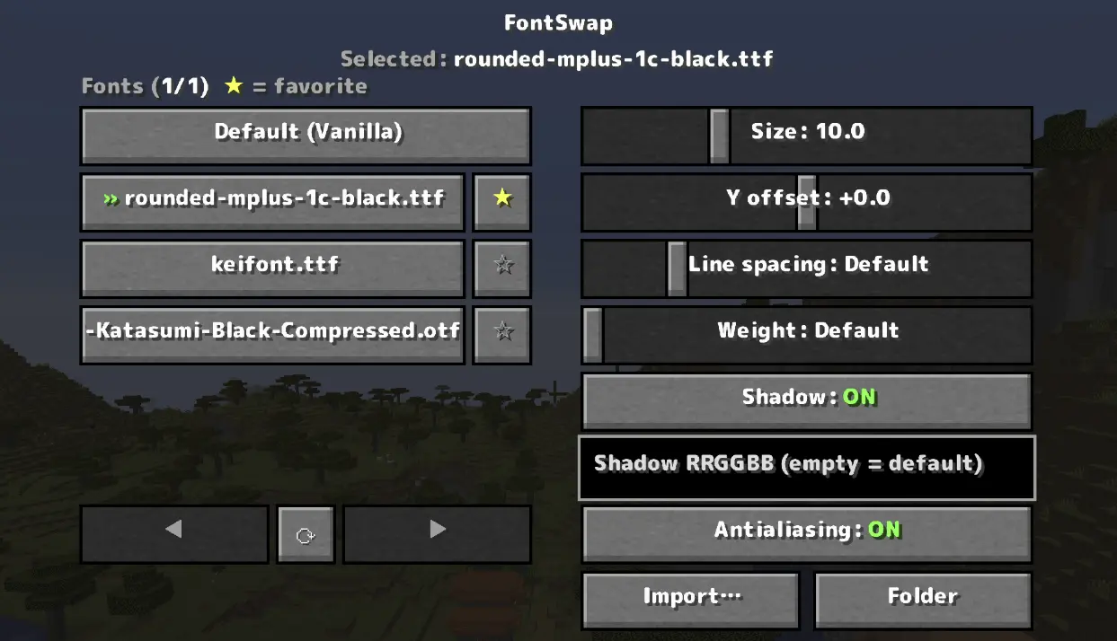 Mod FontSwap